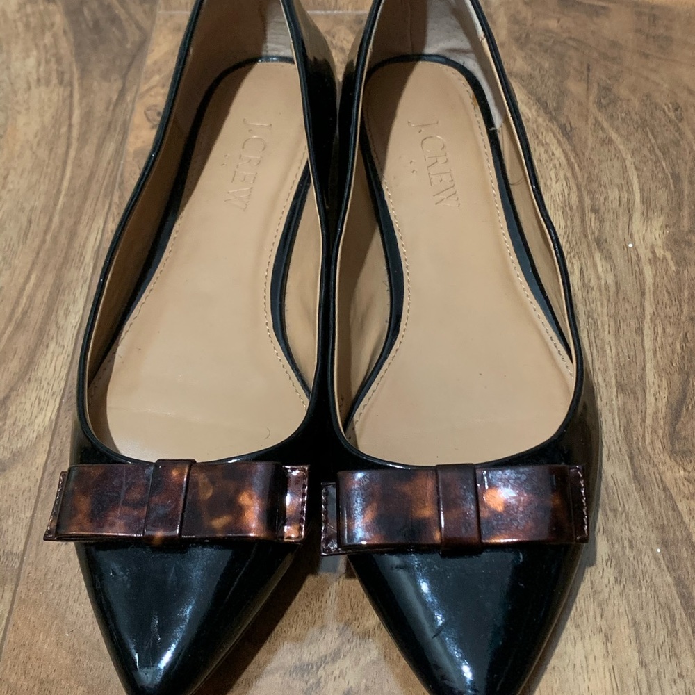 Black J Crew Emerson Ballet Flat size 6